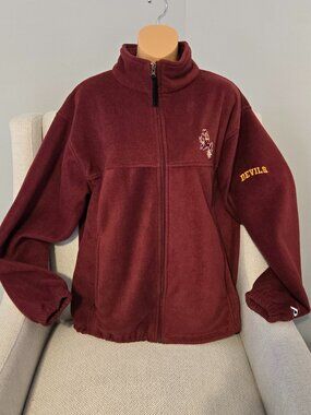 Men's M Arizona State University Full Zip Fleece Jacket Proplayer